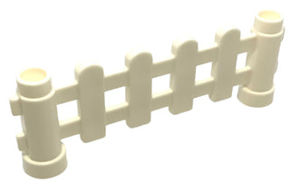 Duplo Fence 1x6x2 Paled, Part# 6497 Part LEGO® White  