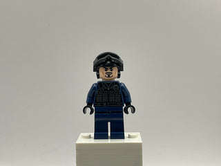 SHIELD Agent - Tony Stark, Tactical Vest, Black Helmet and Goggles, sh919 Minifigure LEGO®   