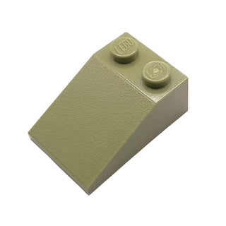 Slope 33 3x2, Part# 3298 Part LEGO® Olive Green