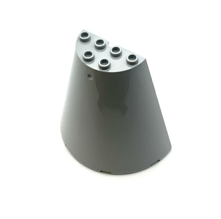 Cone Half 8x4x6, Part# 47543 Part LEGO® Light Bluish Gray  