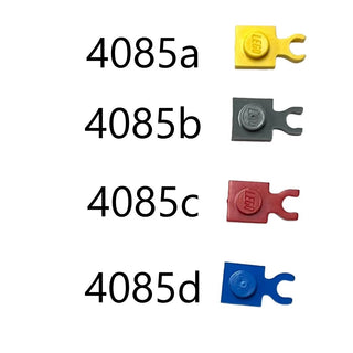 Plate, Modified 1x1 with Open O Clip Thick (Vertical Clip), Part# 4085d Part LEGO®   