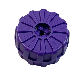 Wheel Hard Plastic Large (54mm D. x 30mm), Part# 2515 Part LEGO® Decent - Dark Purple  