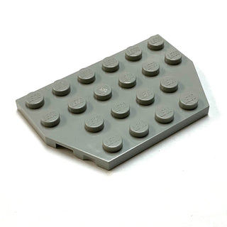 Wedge, Plate 4x6 Cut Corners, Part# 32059 Part LEGO® Light Gray  