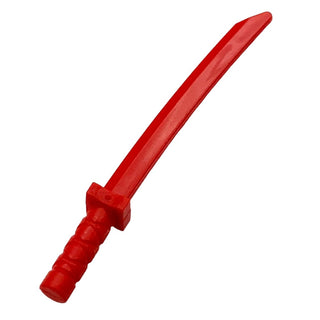 Sword Katana Square Guard, Part# 21459. Part LEGO® Red  