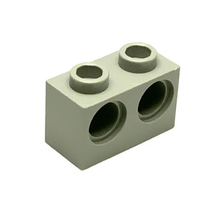 Technic, Brick 1x2 with Holes, Part# 32000 Part LEGO® Light Gray  