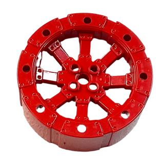 Wheel Wagon Viking with 12 Holes (55mm D.), Part# 55817 Part LEGO® Red  