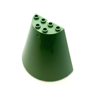 Cone Half 8x4x6, Part# 47543 Part LEGO® Sand Green  