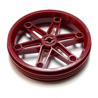 Wheel 61.6mm D. x 13.6mm Motorcycle, Part# 2903 Part LEGO® Dark Red  