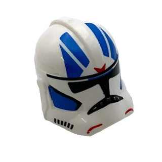 501st Legion Jet Pack Clone Trooper Helmet, Part# 11217pb16 Part LEGO® White  