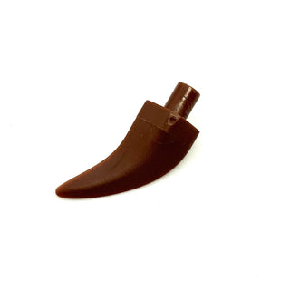 Barb/Claw/Horn/Tooth - Medium, Part# 87747 Part LEGO® Reddish Brown  