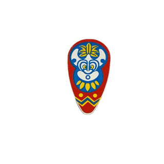 Shield Oval with Islanders Mask Pattern, 2586px10 Part LEGO®