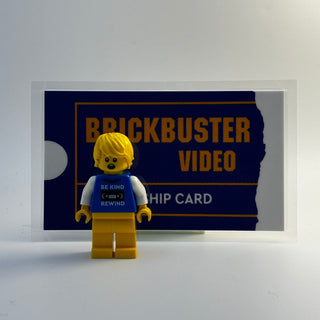 SDCC Exclusive 'Be Kind Rewind' Brickbusters Minifigure, Boy With Yellow Hair  LEGO®   