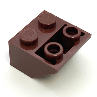 Slope Inverted 45 2x2 with Flat Bottom Pin, Part# 3660 Part LEGO® Reddish Brown  