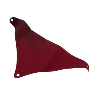 Cloth Sail Triangular 17x20 with Dark Brown Streaks Pattern (Lateen Sail), Part# 96710 Part LEGO® Dark Red Very Good