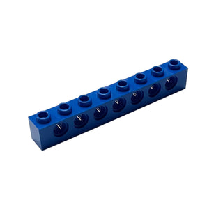 Technic, Brick 1x8 with Holes, Part# 3702 Part LEGO® Blue  