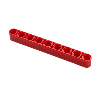 Technic, Liftarm Thick 1x9, Part# 40490 Part LEGO® Red