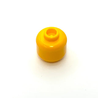 Minifigure, Head (Plain) - Hollow Stud, Part# 3626c Part LEGO® Bright Light Orange  