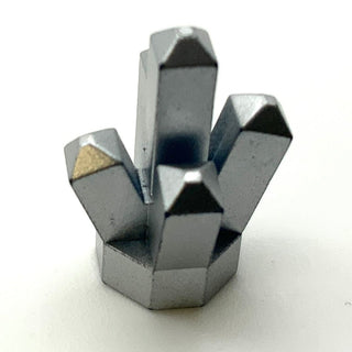 Rock 1x1 Crystal 5 Point Part# 52 Part LEGO® Metallic Silver  