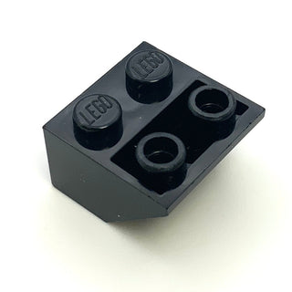 Slope Inverted 45 2x2 with Flat Bottom Pin, Part# 3660 Part LEGO® Black  