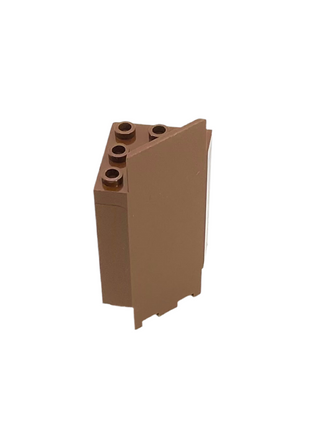 Panel 3x3x6 Corner Wall, Part# 2345 Part LEGO® Brown Very Good