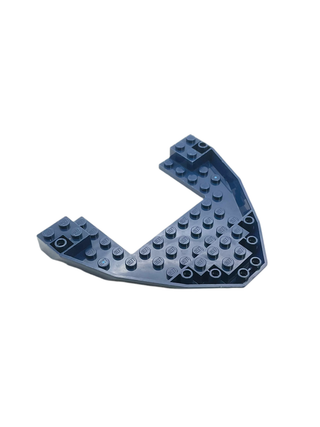 Boat, Bow Brick 10x12x1 Open, Part# 47404 Part LEGO® Dark Blue