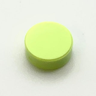 Tile Round 1x1, Part# 98138 Part LEGO® Yellowish Green  