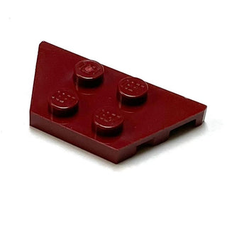 Wedge, Plate 2 x 4, Part# 51739 Part LEGO® Dark Red  