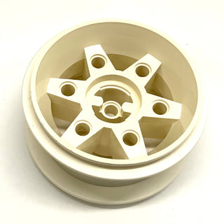 Wheel 81.6 x 34 Six Spoke, Part# 2998 Part LEGO® Very Good - White  