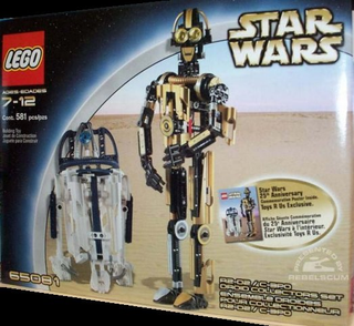 R2-D2 8009 / C-3PO 8007 Droid Collectors Set 65081 Building Kit LEGO®   