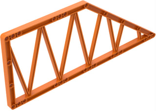 Support 31x13 Girder, Trapezoid, Part# 55767 Part LEGO® Orange  