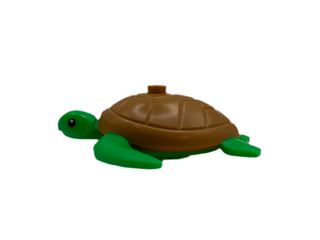 Sea Turtle with Black Eyes and Medium Nougat Shell Pattern, bb1320pb01 Minifigure LEGO®