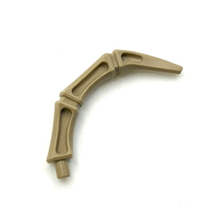 Appendage Bony Small with Bar End (Leg/Rib/Tail), Part# 15064 Part LEGO® Dark Tan  