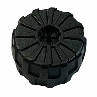 Wheel Hard Plastic Large (54mm D. x 30mm), Part# 2515 Part LEGO® Decent - Black  