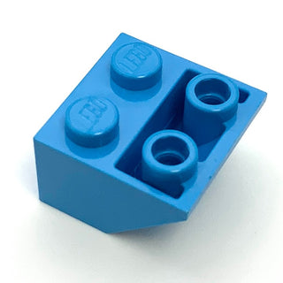 Slope Inverted 45 2x2 with Flat Bottom Pin, Part# 3660 Part LEGO® Dark Azure  