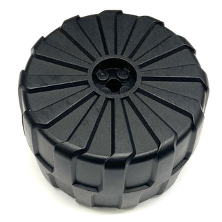 Wheel Hard Plastic Giant (71mm D. x 47mm), Part# 2573 Part LEGO® Very Good - Black  