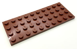 Plate 4x10, Part# 3030 Part LEGO® Reddish Brown 1 Part 