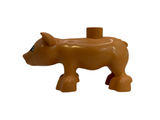 Duplo Pig Adult, Eyes Semicircular Pattern, pig03pb03 Minifigure LEGO®