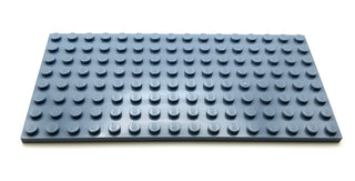 Plate 8x16, Part# 92438 Part LEGO® Sand Blue 1 Part 