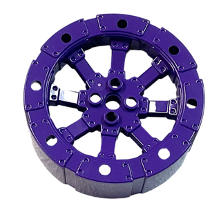 Wheel Wagon Viking with 12 Holes (55mm D.), Part# 55817 Part LEGO® Dark Purple  