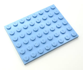 Plate 6x8, Part# 3036 Part LEGO® Bright Light Blue 1 Part 