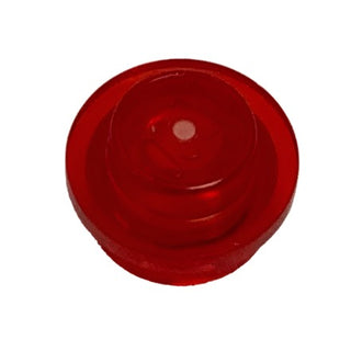 Plate Round 1x1, Part# 4073 Part LEGO® Trans-Red  