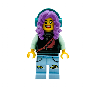 Parker L. Jackson - Black Top with Headphones, hs046 Minifigure LEGO®