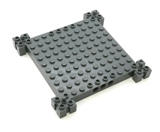 Brick Modified 12x12 Base, Part# 30645 Part LEGO® Dark Bluish Gray  