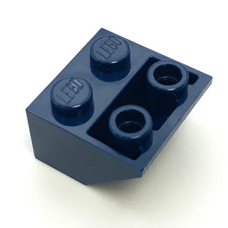 Slope Inverted 45 2x2 with Flat Bottom Pin, Part# 3660 Part LEGO® Dark Blue  