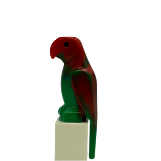 LEGO® Parrot with Large Beak with Marbled Red Pattern LEGO® Animals LEGO®