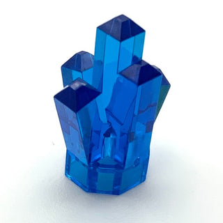 Rock 1x1 Crystal 5 Point Part# 52 Part LEGO® Trans-Dark Blue  