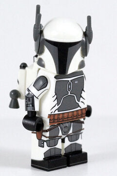 Tech Mando White- CAC Custom minifigure Clone Army Customs   