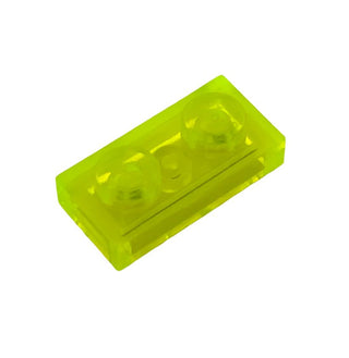 Plate 1x2, Part# 3023 Part LEGO® Trans-Neon Green  