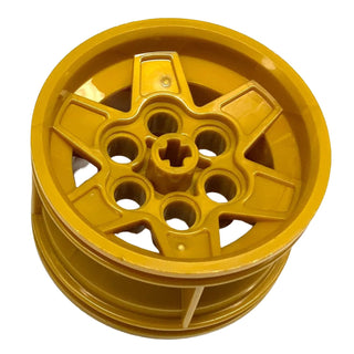 Wheel 43.2mm D. x 26mm Technic Racing Small, 6 Pin Holes, Part# 56908 Part LEGO® Pearl Gold  