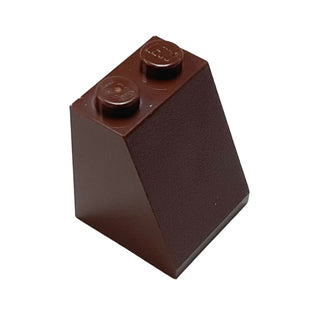 Slope 65 2x2x2 with Bottom Tube, Part# 3678b Part LEGO® Reddish Brown  